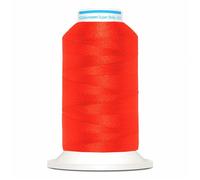 705798-5536-1 Gutermann Super Brite Polyester 40 Machine Embroidery Thread x 1000 mtr Reel, Bright Red