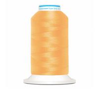 705798-5698-1 Gutermann Super Brite Polyester 40 Machine Embroidery Thread x 1000 mtr Reel, Light Orange