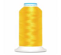 705798-5708-1 Gutermann Super Brite Polyester 40 Machine Embroidery Thread x 1000 mtr Reel, Yellow