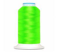 705798-5814-1 Gutermann Super Brite Polyester 40 Machine Embroidery Thread x 1000 mtr Reel, Neon Green