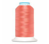 705798-9061-1 Gutermann Super Brite Polyester 40 Machine Embroidery Thread x 1000 mtr Reel, Sunset Coral