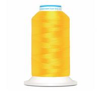 705798-9127-1 Gutermann Super Brite Polyester 40 Machine Embroidery Thread x 1000 mtr Reel, Sunshine