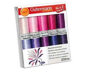 Gutermann Thread Set, 2 x 10 x 11.5 cm, Colour Set 2, (GUT_734005-2)