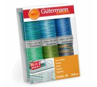 Gutermann Thread Set: Cotton No.30: 6 x 300m: 3