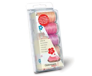 Gutermann Thread Set: Machine Emb. Cotton 30-Pink/Purple, Pinks/Purples