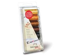Gutermann Thread Set: Machine Embroidery Rayon 40-Coffee, One Size