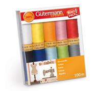 Gütermann Thread PACKS 100m Reels of Sew-All and Cotton Machine Sewing Thread
