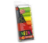 Gutermann Thread Set, Neon, 100m