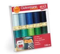 Gütermann Thread PACKS 100m Reels of Sew-All and Cotton Machine Sewing Thread