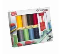 Gutermann Thread Set: Sew-All: 10 x 100m with Textile Glue Stick