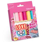 Gutermann Thread Set: Sew-All: 6 x 100m & Motifs: Cute and Pink