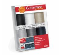 Gütermann creativ Sewing Thread Set with 6 spools Sew-All Thread 250 m in Different Colours