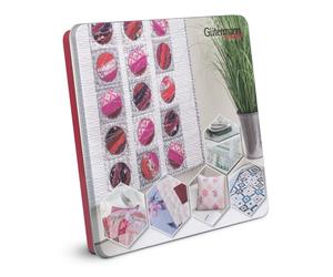 Gutermann Thread Storage Tin Natural Cotton No.50: 30 x 100m Assorted