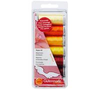 Gutermann TSET RAYON 40 7X200M - Thread Set: Rayon 40: 7 x 200m: Sunrise Gutermann Multicolor
