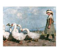 Guthrie Pastures New Scottish Realism Painting Extra Large Wall Art Print Premium Canvas Mural