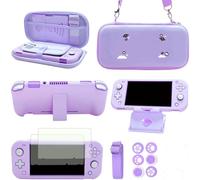 GUTIAL Accessories Bundle for Nintendo Switch Lite - Cute Kawaii NS Lite Accessories kit for Grils Boys Kids with Carrying Case, Cartoon Cover Case, Screen Protector, Stand
