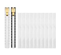 Gutimore Flat Soapstone Holder 2pcs Flat Soapstone Pens with 12pcs Soapstone Refills for Welding and Welders, Perfect for Marking on Steel, Aluminum and Cast Iron