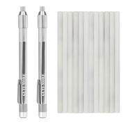Gutimore Round Soapstone Holder 2pcs Round Soapstone Pencils with 14pcs Soapstone Refills for Welding,Metal Fabrication, Construction, and Textile