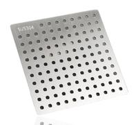 GUTIXI 1pc Square Shower Drain Cover, Drain Protectors, Drain Guard, Swirl Cover, Floor Drain Cover(12x12cm)