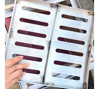 GUTIXI Drain Covers Outdoor, 304 Stainless Steel Square Floor Drain Cover, Drain Grate Metal, Cover and Frame(30x30x2cm(11.8x11.8x0.79in))