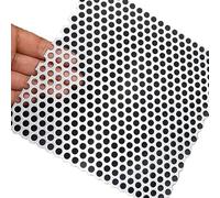 GUTIXI Drain Covers Outdoor Drain Protection Square Leaf Guard 5mm Hole Shower Drain Covers(18x18cm)