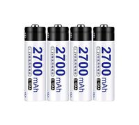 GUTIY No. 5 Rechargeable Battery No. 5 Battery 2200MAH High Capacity No. 5 NiMH 4-pack Can Be Charged Battery Can Replace 1.5V Dry Battery Portable