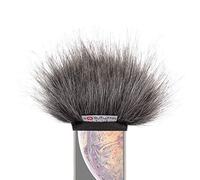 Gutmann Microphone wind protection fur for iPhone 16/16 Plus/16 Pro/16 Pro Max, grey, protection made of faux fur for clear and noise-free audio recordings, handmade in Germany