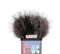 Gutmann Microphone wind protection fur for iPhone 16/16 Plus/16 Pro/16 Pro Max, Mercury, handmade in Germany