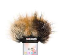 GUTMANN Microphone Windscreen for iPhone 16, 16 Plus, 16 Pro, 16 Pro Max, Professional Protection Faux Fur Cover, Reduces Wind Noise, Tiger Model