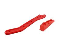 Gutol 1 Set Router Saw Table Pushstick for Woodworking Push Stick with Base Red Woodworking Push Handle Set for Tables Band Saws Jointers Router Saw Table Accessories