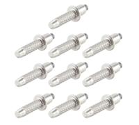 Gutol 10 Pcs Mountaineering Pole Accessories Steel Pole Tip,Cane, Crutch, Wear-resistant Tungsten Titanium Manganese Alloy Cane Head