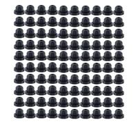 Gutol 100 PCS Fasten Screw,Plastic Flange Nut for Car Wheel Housing Shell 16131176747,0039900251