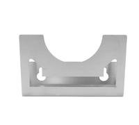 Gutol 115-125mm Universal Angle Grinder Wall Mount - Silver Holder with Mounting Screws
