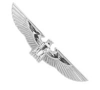 Gutol 2 PCS 3D Metal Eagle Totem Car Stickers Totem Badge for Car Hood Side Mesh
