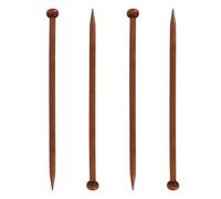 Gutol 2 PCS Wooden Knitting Needles 25cm in Length Knitting Needles for Knit Scarves, Hats, Blankets (9mm)