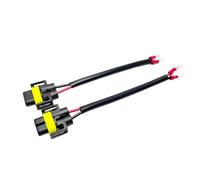 Gutol 2 Pieces H8/H9/H11B to H11 H1 H3 H7 Adapter Wiring Harness Conversion Pigtail Wire Wiring Harness Adapters for Headlight Conversion Retrofit Black
