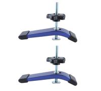 Gutol 2 Sets Aluminium Alloy Hold-Down Workbench T-nut, M8 Stable and Flexible Hold-Down Holder, Clamping and Quick Release Screw Clamps for the Workbench