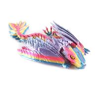 Gutol 3D Printed Dragon with Wings,Feathered Wyvern Dragons Plaything, Articulated Dragon, Easter Gifts(Style A)