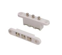 Gutol 3P Electric Lock Door Contact 3 Pin Connector Heavy Duty Material Easy Installation White