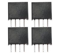 Gutol 4pcs Black 4-Pin DC-DC Isolation Transformer Module - B0505S-1W 5V to 5V 1W Fixed Voltage Power Supply for Electronic Circuits