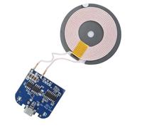 Gutol Qi Wireless Charging Standard Transmitter Module 5V 1A PCBA Board with Coil Pad for DIY Cell Phone Charging Kit