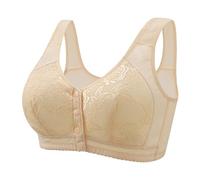 GUTOUWAN Back Fat Bras for Women UK Sports Bras Pregnancy Bra Cotton Bralettes for Women Padded Bra Mastectomy Prosthesis Plus Size Backless Sports Bra White Sports Bra Women Compression Sports