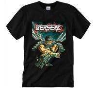 Guts - Berserk Poster T-Shirt Kentaro Miura Shirt Anime Manga Japanese Black M