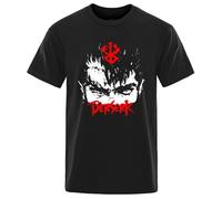 Guts from Berserk Funny Men T Shirts Hip Hop Black M