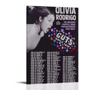 Guts Olivia RodrigoPosters for Bedroom Aesthetic Poster Decorative Painting Canvas Wall Art Living Room Posters Bedroom Painting Wall Art DecorFrame-style16x24inch(40x60cm)