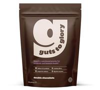 Guts to Glory - Everything Your Gut Needs from Delicious wholefoods - 50 Billion CFU Complete Gut Powder - Probiotics, Prebiotics/Fibre, Digestive Enzymes - Vegan Gut Health - (Double Chocolate)