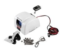 GUTSEGELN 45LBS Boat Anchor Winch Electric Anchor Winch Saltwater Boat Windlass Kit with Wireless Remote Control 12V