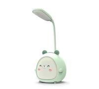 Gutsyluv LED Desk Lamp, Mini Dog Night Light, Portable USB Rechargeable Reading Light for Bedroom, Children's Bedside Study (Green)