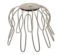 Gutter Balloon Guard Filter Stainless Steel Gutter Guard Downpipe Outlet Leaf Guard Floor Drain for Round Downspout Protectors Balloon Shape Downspout Filter Drain Guards Stops Leaves(50-70mm)