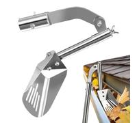 Gutter Cleaner Tool,Gutter Cleaning Tools from The Ground - Rustproof Lightweight Drainage Maintenance Attachment for Ditch Garden Villas Townhouses